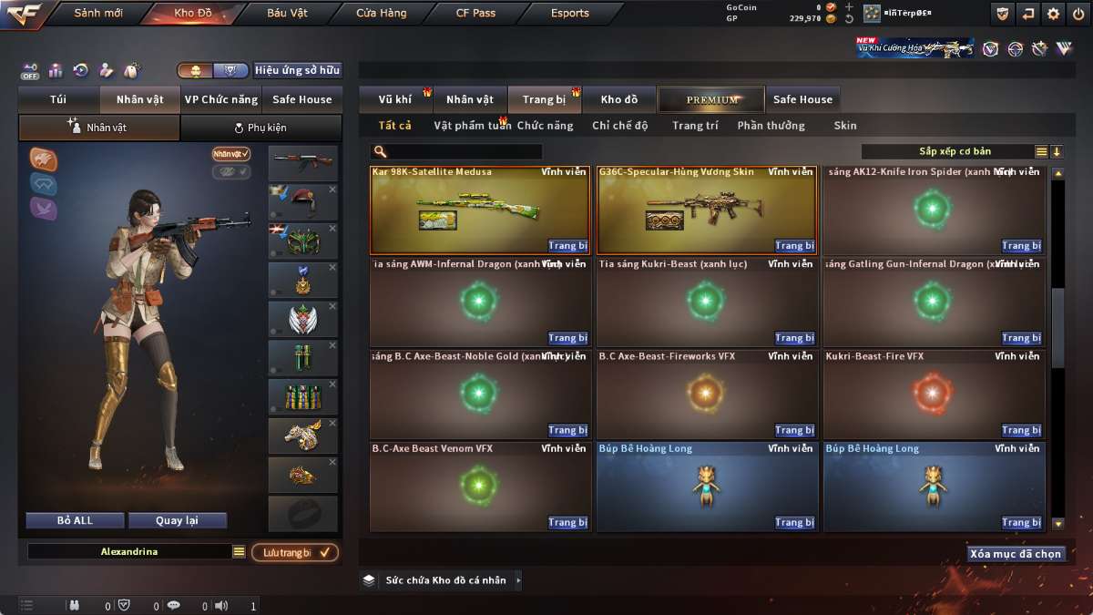 shop acc cf uy tin gia re